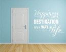 Happiness is Quotes Wall Decal Motivational Vinyl Art Stickers